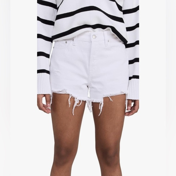 Pistola Denim Women’s Gigi Low rise cut off shorts, Pearl Distressed, si… - Picture 3 of 10